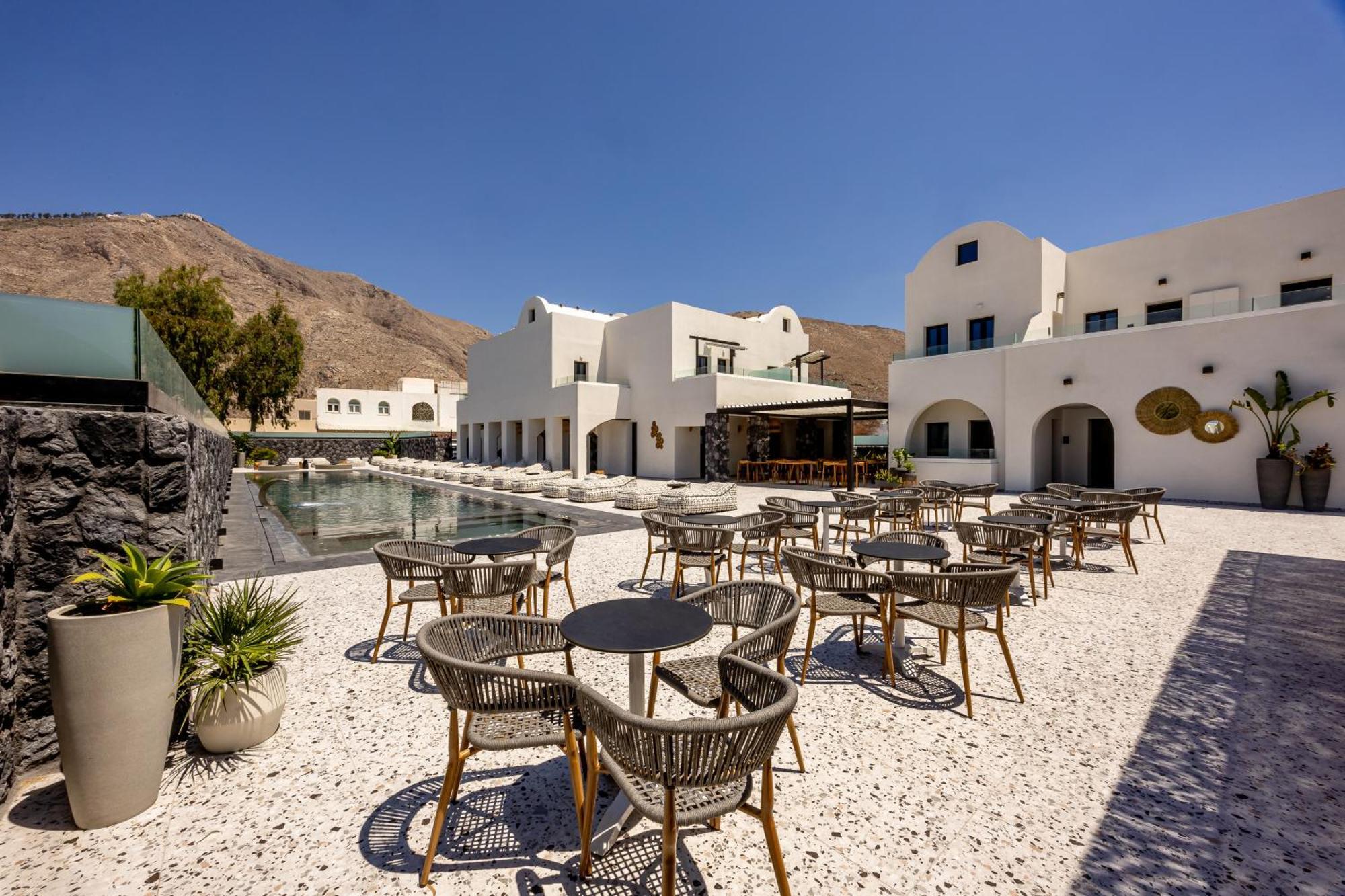 Santo Mangata Boutique Hotel Perissa  Esterno foto